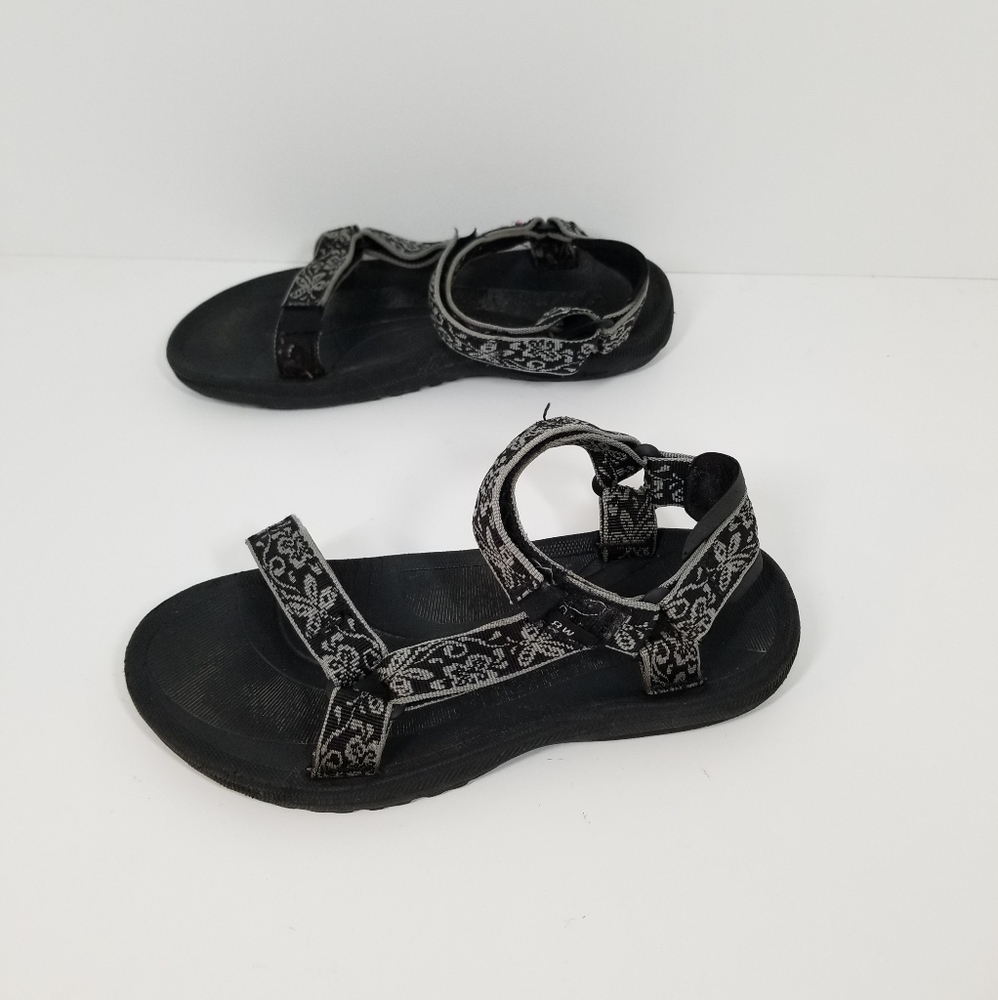 Teva Butterfly Floral Print Gray Hiking Sandals